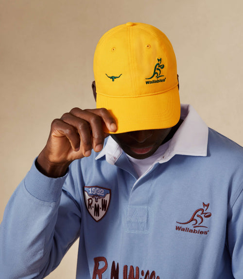 Wallabies Heritage Baseball Cap - Gold - Longhorn/Wallabies Logos