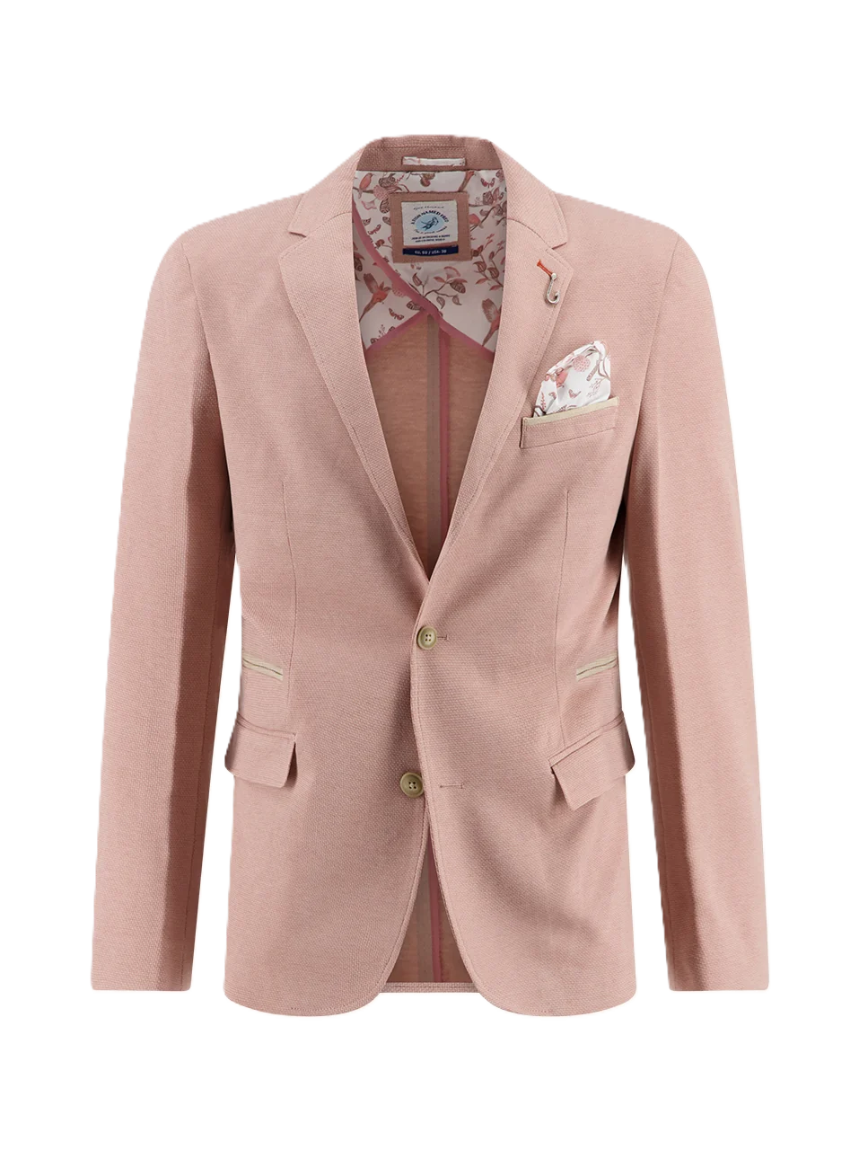 A Fish Named Fred - Blazer Mélange Piqué Sports Coat - Rust