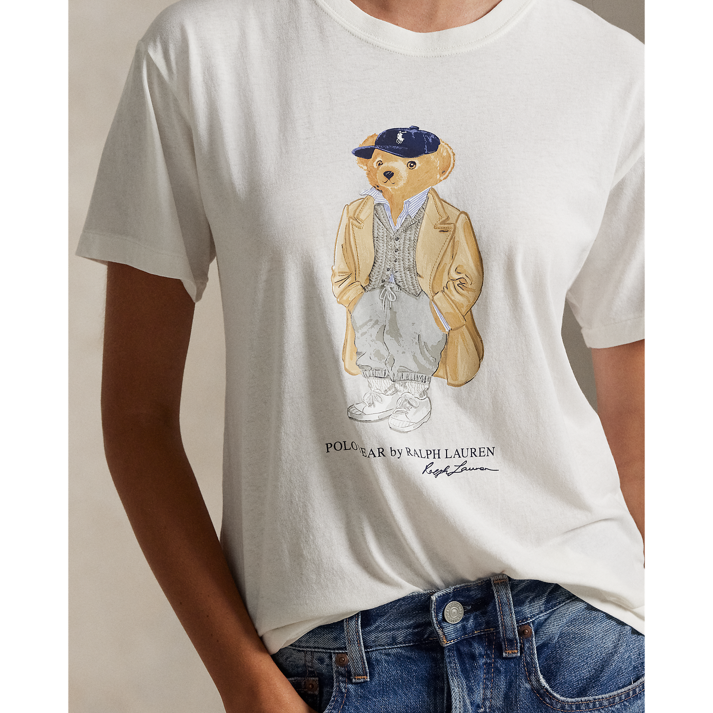 Polo Ralph Lauren - Polo Bear Cotton Jersey T-Shirt - White