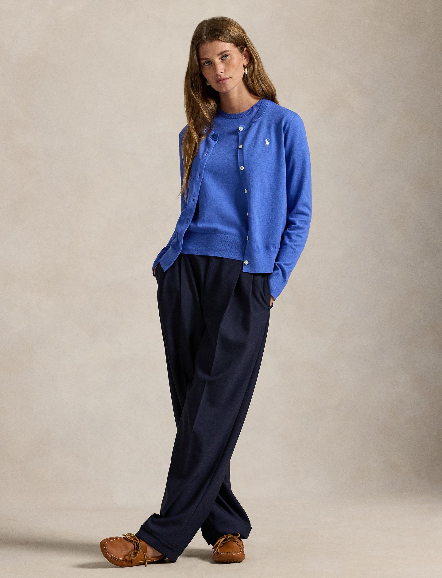 Polo Ralph Lauren - Short Sleeve Crew Neck Jumper - Indigo Sky