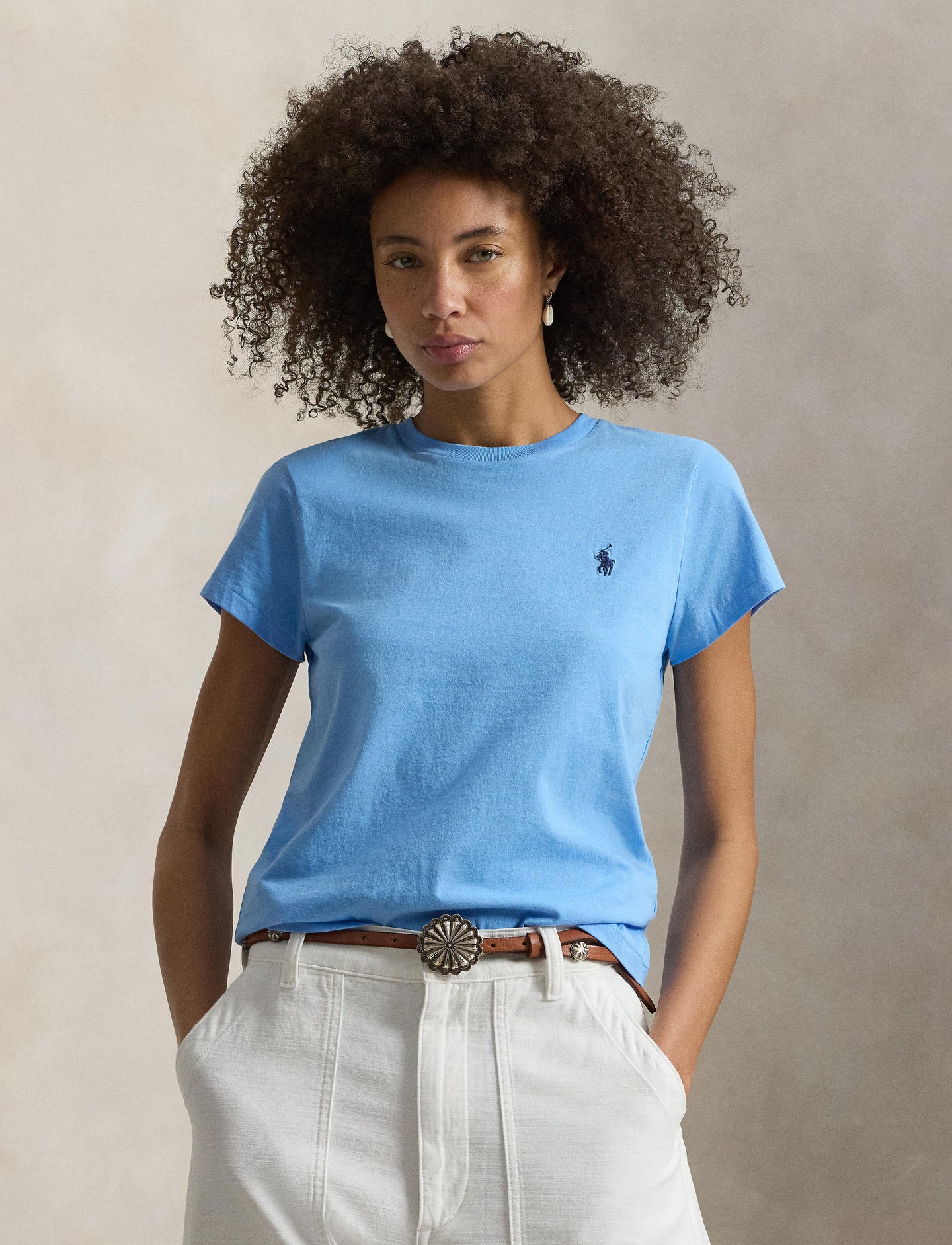 Polo Ralph Lauren - Classic Fit Cotton Jersey Crewneck T-Shirt - Chatham Blue