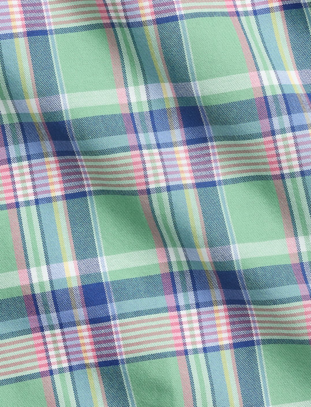 Polo Ralph Lauren - Custom Fit Tattersall Oxford Shirt - Multi Green/Pink
