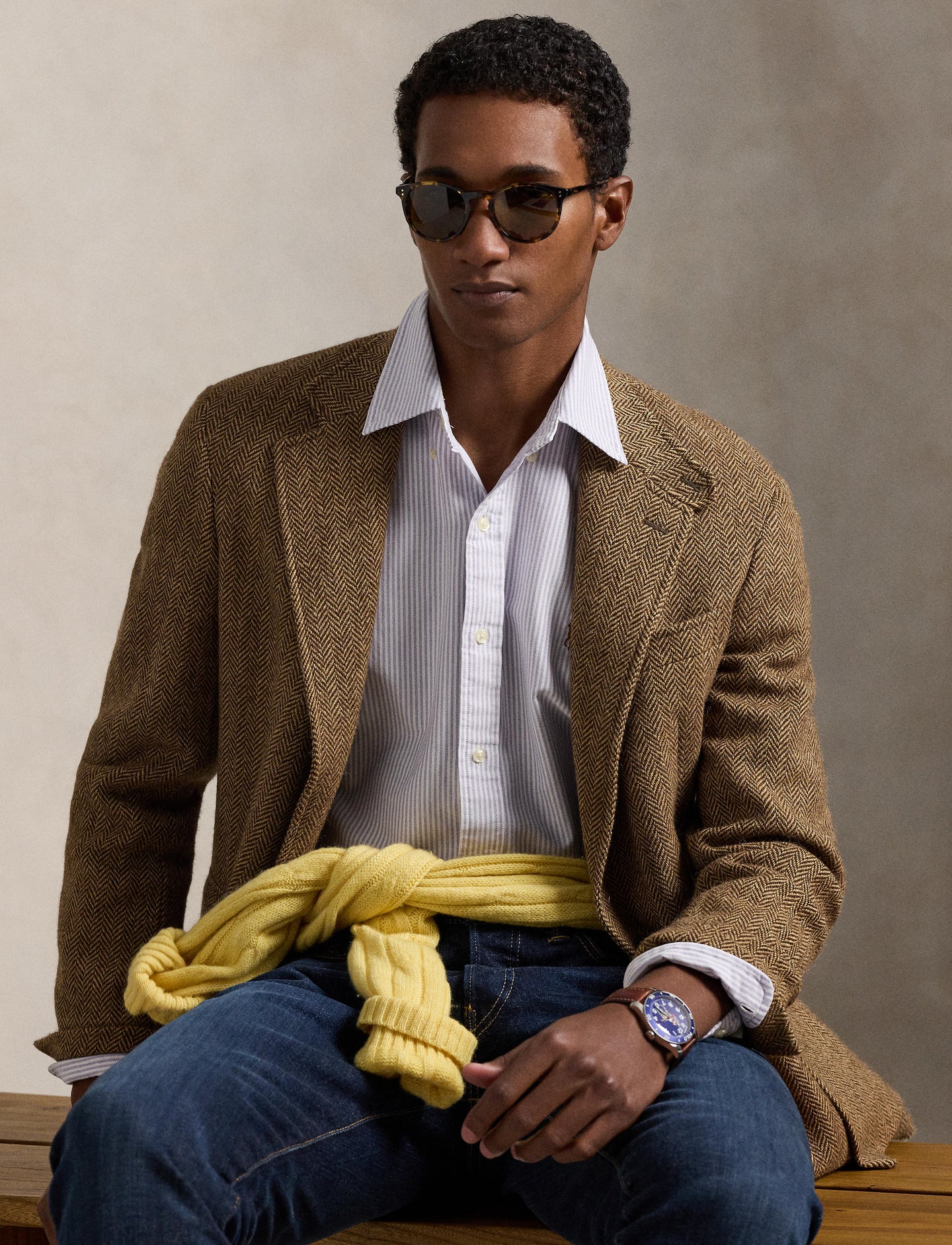 Polo Ralph Lauren - Oxford Shirt - Stripe - Thistle & White