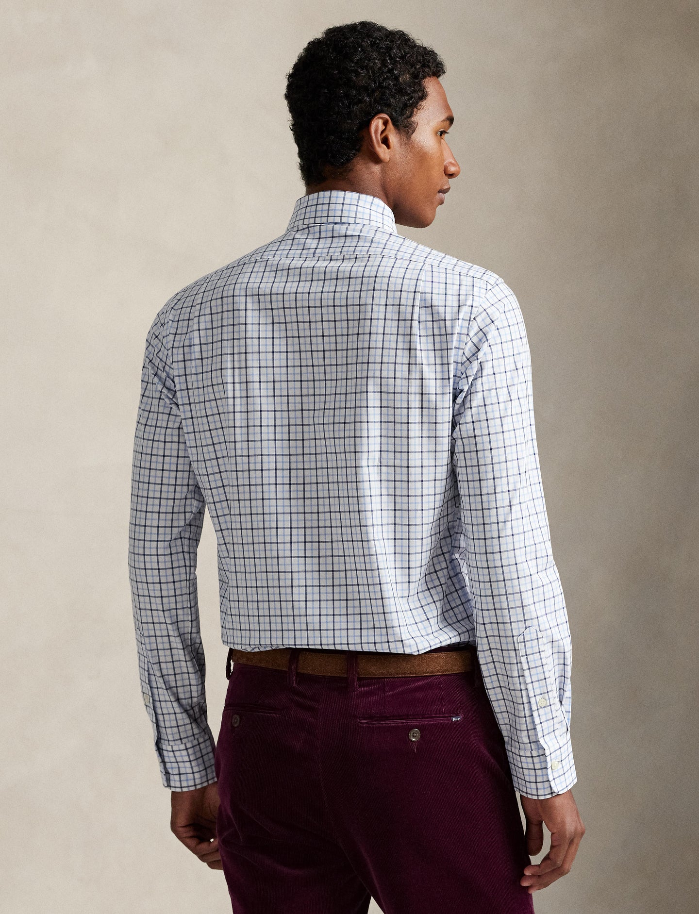 Polo Ralph Lauren - Poplin Stretch Shirt - Check - White/Blue