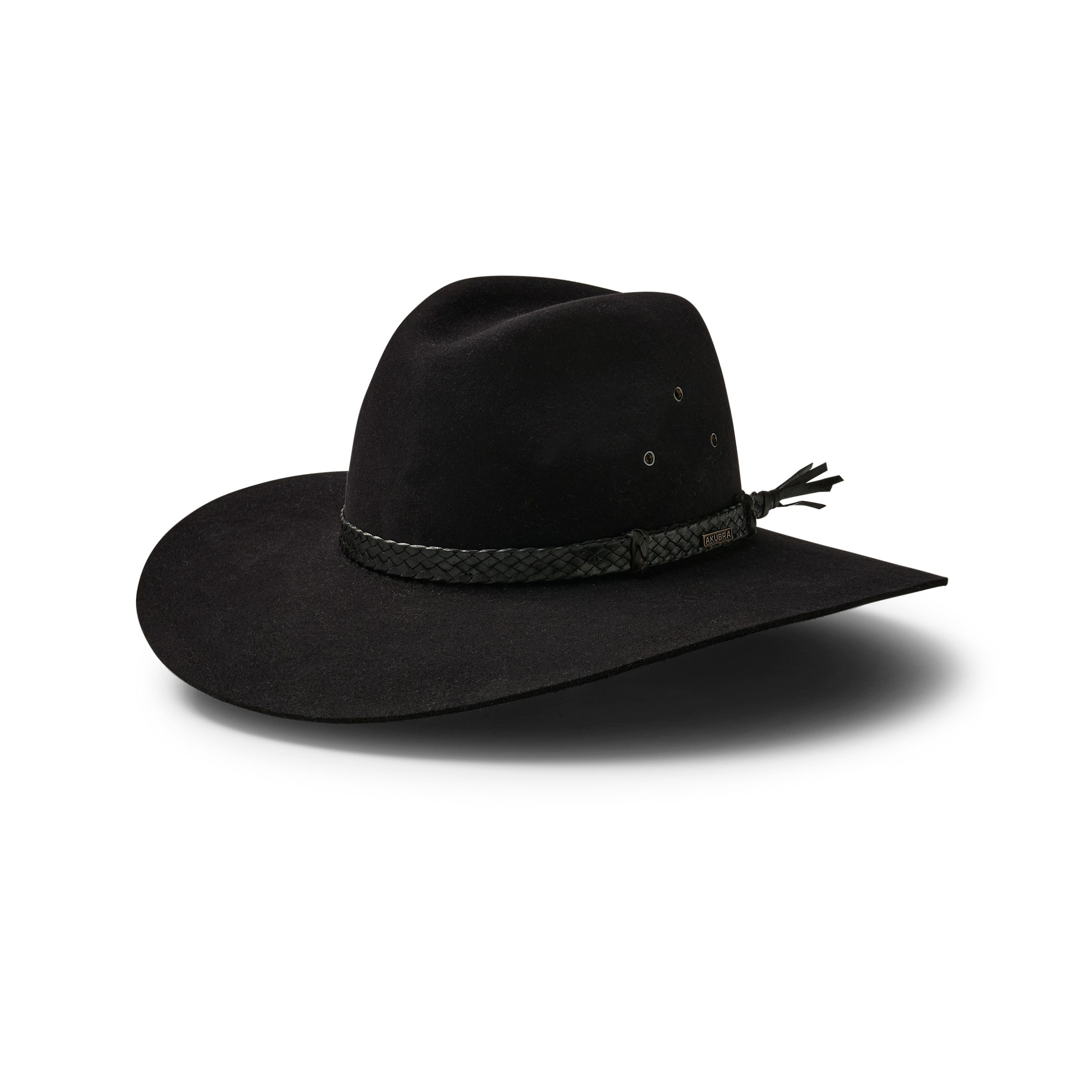 Akubra Riverina Hat - Black | Timeless Australian Style – Blowes Clothing