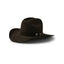 Akubra - Big Sky Hat - Bitter Chocolate showcasing elegant Western design with decorative buckle and bold Pro Rodeo brim.