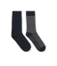 R.M.Williams - Nelson Herringbone Sock 2 Pack - Navy Grey
