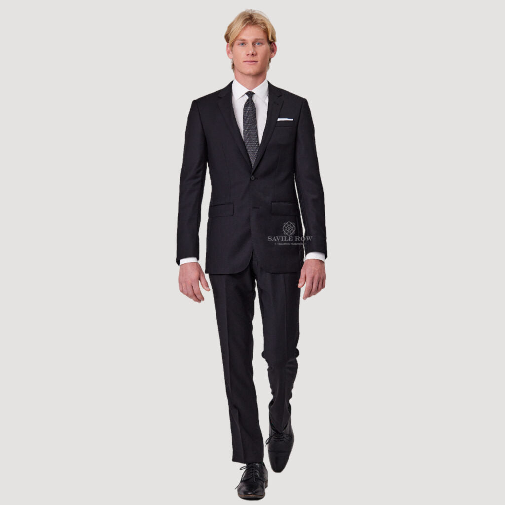Savile Row - Abram Merino Suit Jacket - Black