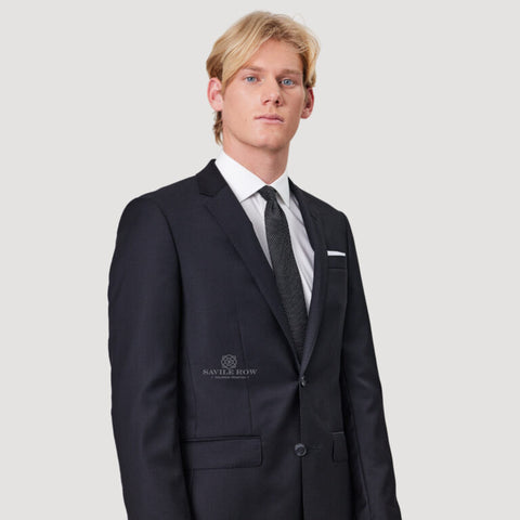 Savile Row - Abram Merino Suit Jacket - Black
