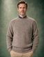 Ansett Clothing - Pure Wool Crew Neck Jumper - Wheat