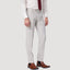Savile Row - Jesse SL3 Wool/Linen Blend Trouser - Salt, featuring a tailored fit and elegant design, showcased against a neutral background.