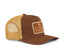 Ringers Western - Awol Trucker Cap - Chocolate with classic five-panel structure and black mesh back.