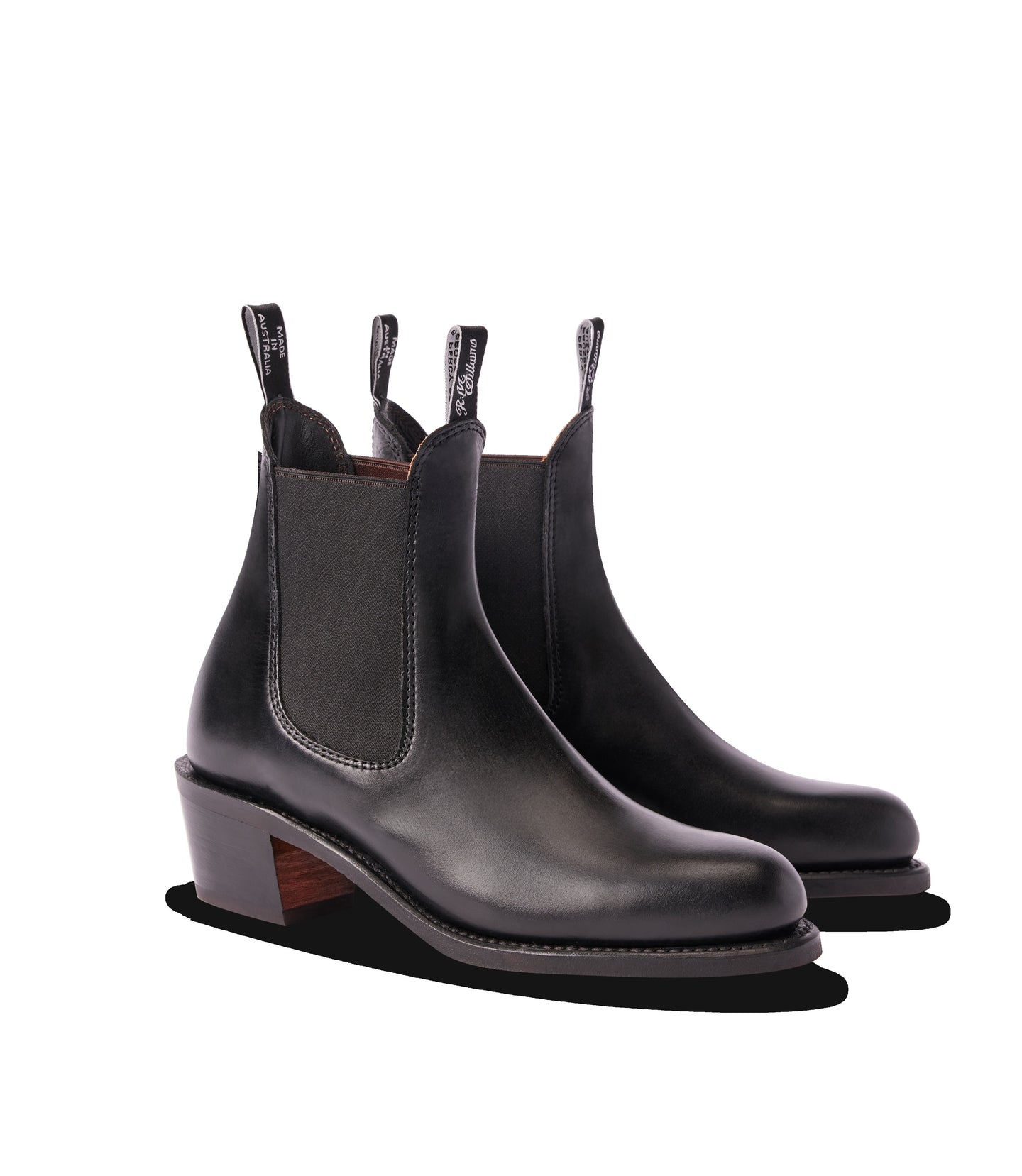 R.M.Williams - Rosebery Boot - Pull Up Leather - Ebony