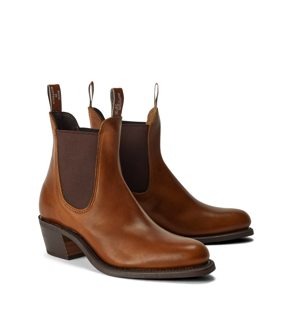 R.M.Williams - Rosebery Boot - Pull Up Leather - Tan