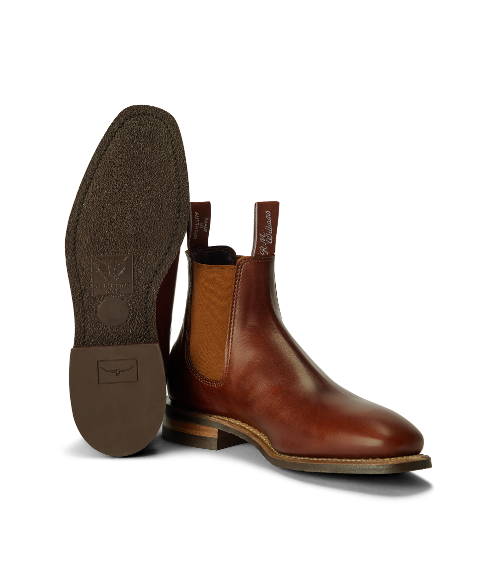 R.M.Williams - Comfort Craftsman - Pull Up Leather - Mid Brown Saddle - G Fit