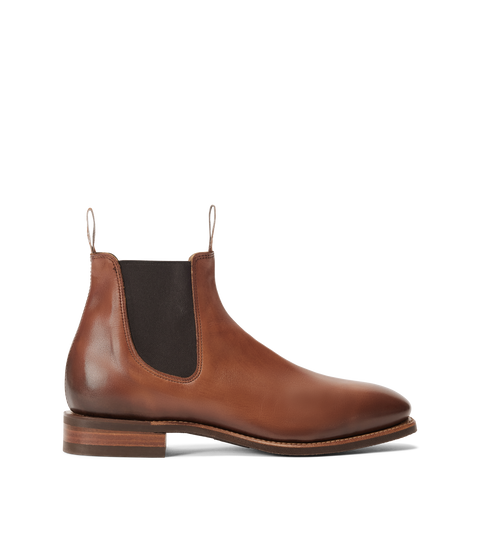 R.M.Williams - Comfort Craftsman - Burnished Leather - Dark Tan - H Fit