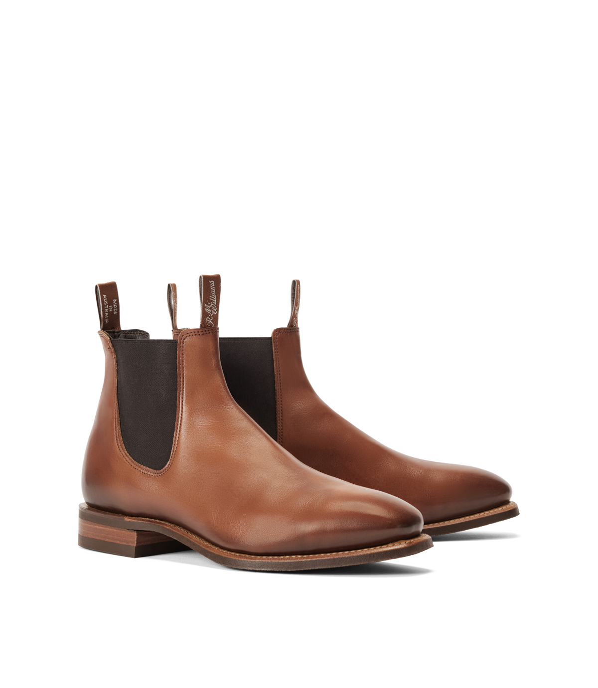 R.M.Williams - Comfort Craftsman - Burnished Leather - Dark Tan - H Fit