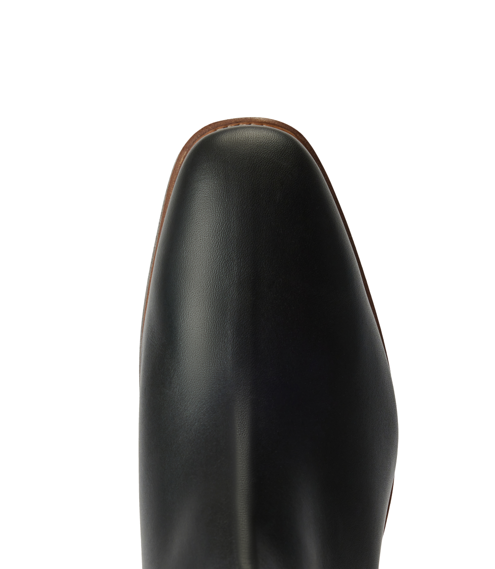 R.M.Williams - Comfort Craftsman Boot - Yearling Leather - Raw Edge - Black - H Fit