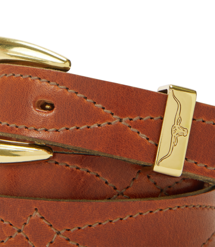 R.M.Williams - Cate Stitched Belt - Tan