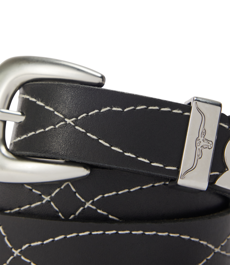 R.M.Williams - Cate Stitched Belt - Black