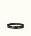 R.M.Williams - Cassidy Belt - Antique Silver Hardware - Black