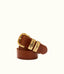 R.M.Williams - Drover Belt - Antique Brass Hardware - Caramel