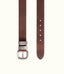 R.M.Williams - Drover Belt - Antique Nickel Hardware - Bark