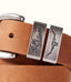 R.M.Williams - Drover Belt - Antique Nickel Hardware - Vintage Brown