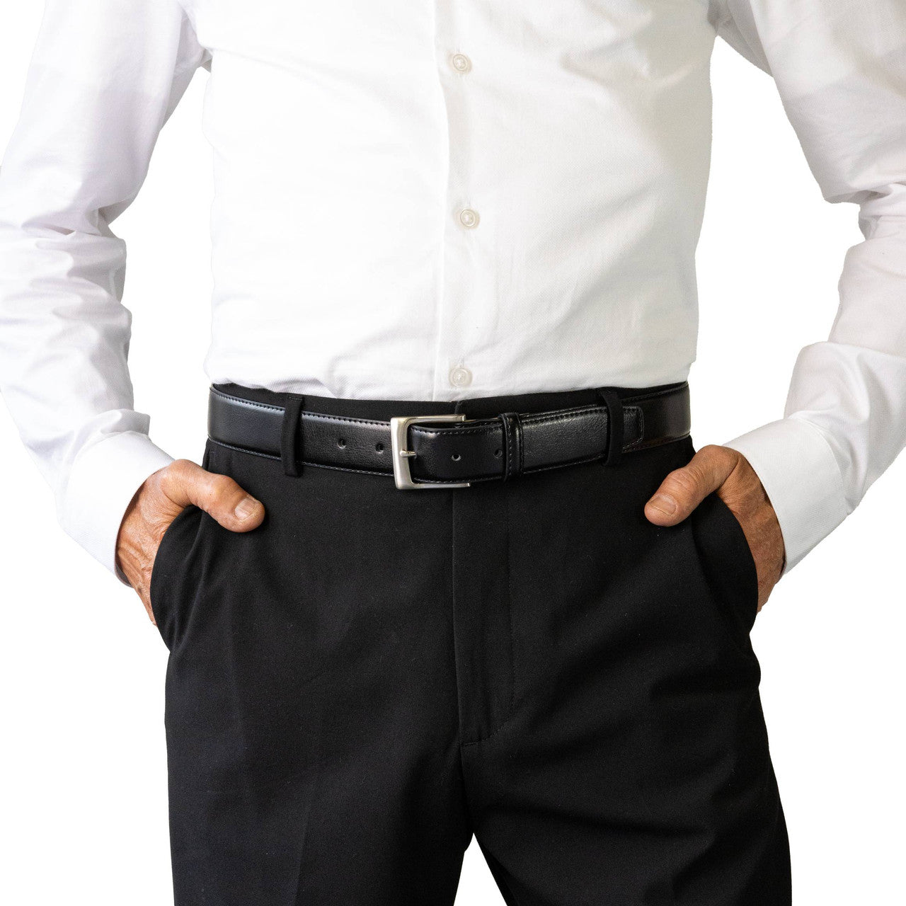 Buckle - Leather Belt - Rogue - Black