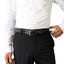 Buckle - Leather Belt - Royce - Black