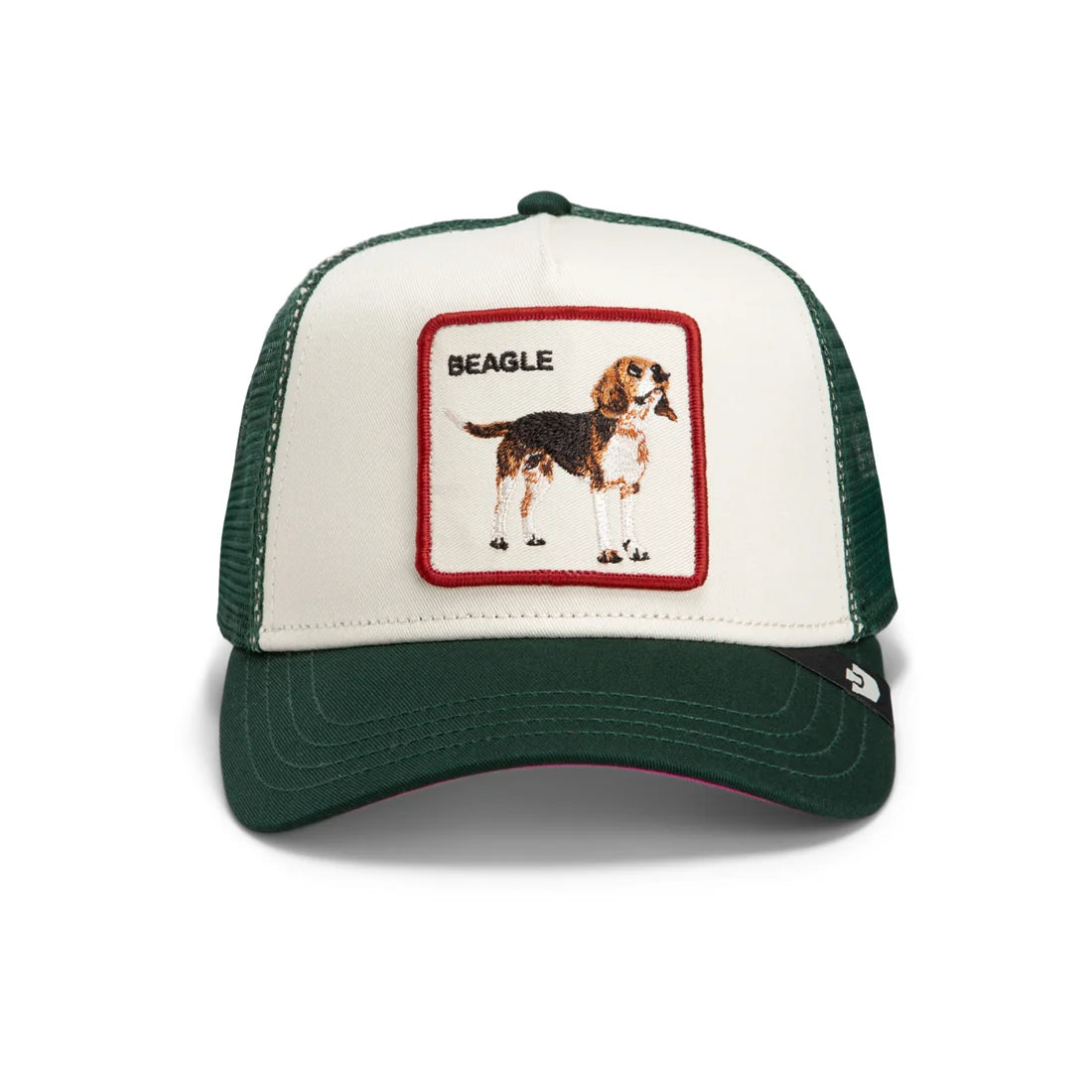 Goorin - Animal Trucker Cap - Beagle - Green & Cream