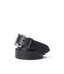R.M.Williams - Berwick Belt - Nickel Roller Hardware - Black