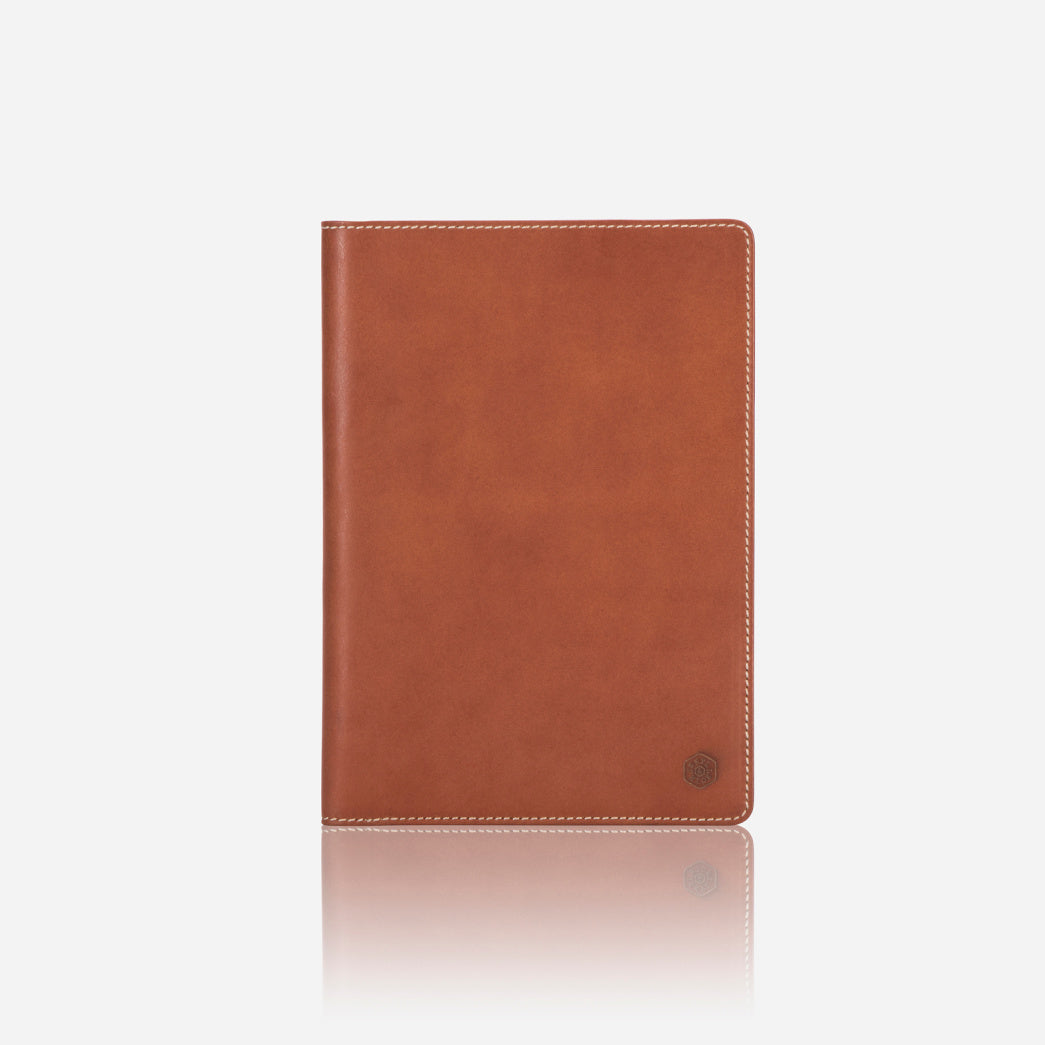 Jekyll and Hide - Leather A5 Notebook Cover - Tan | Mocha | Black | Lollipop in premium tan leather, elegant design.