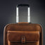Jekyll and Hide - 4 Wheel Cabin Trolley 50cm - Colt - OVERSIZE PARCEL with stylish brown exterior and aluminum handle.