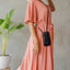 Jekyll and Hide - Mobile Phone Pouch With Strap - Black | Tan | Multiple Colours on model wearing a pink dress.