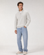 Industrie - The New England Zip Neck Knit - Snow