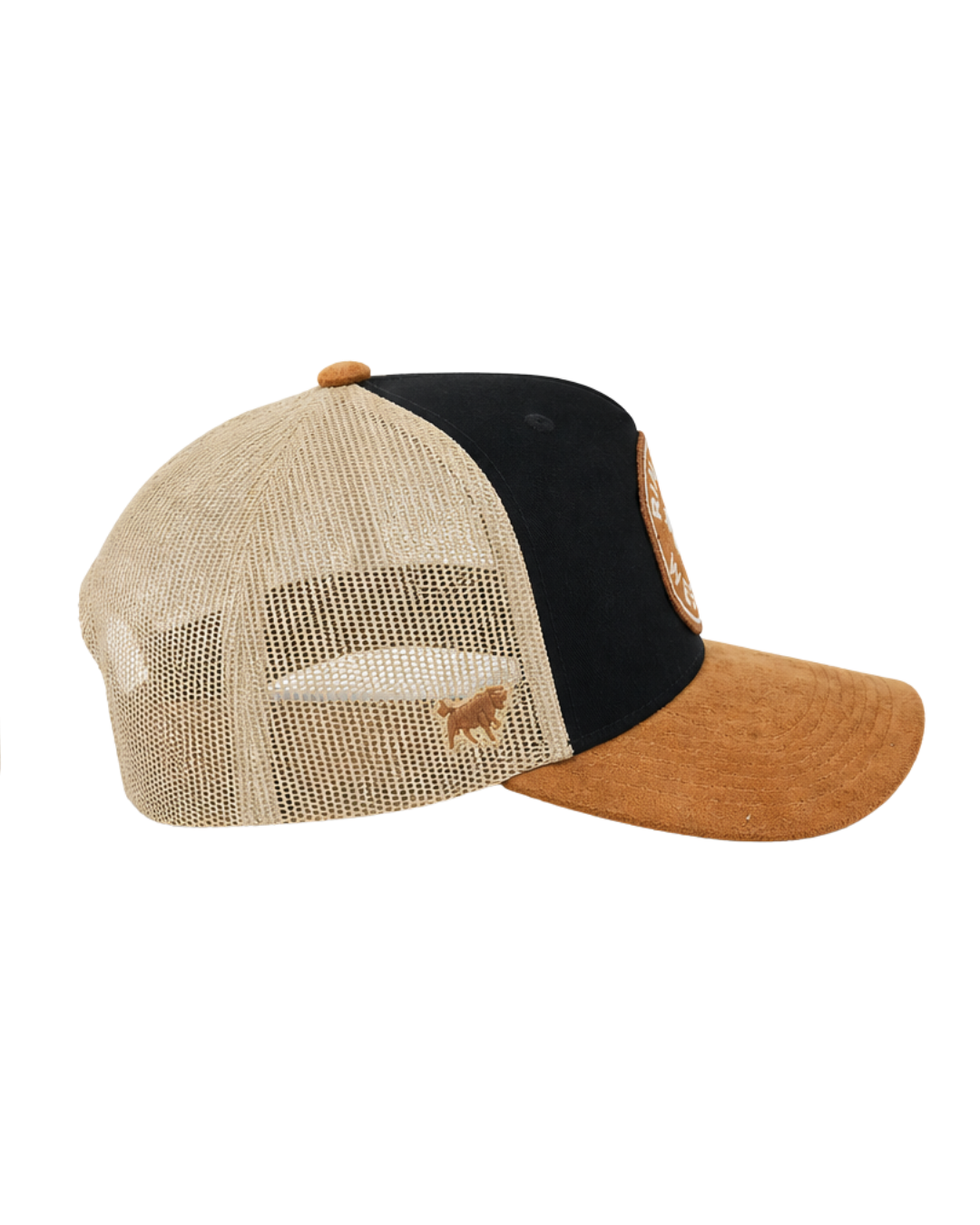 Ringers Western - Outback Hide Roadhouse Trucker Cap - Black/Dusty Blue