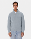 Industrie - The New England Zip Neck Knit - Mineral