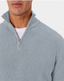 Industrie - The New England Zip Neck Knit - Mineral