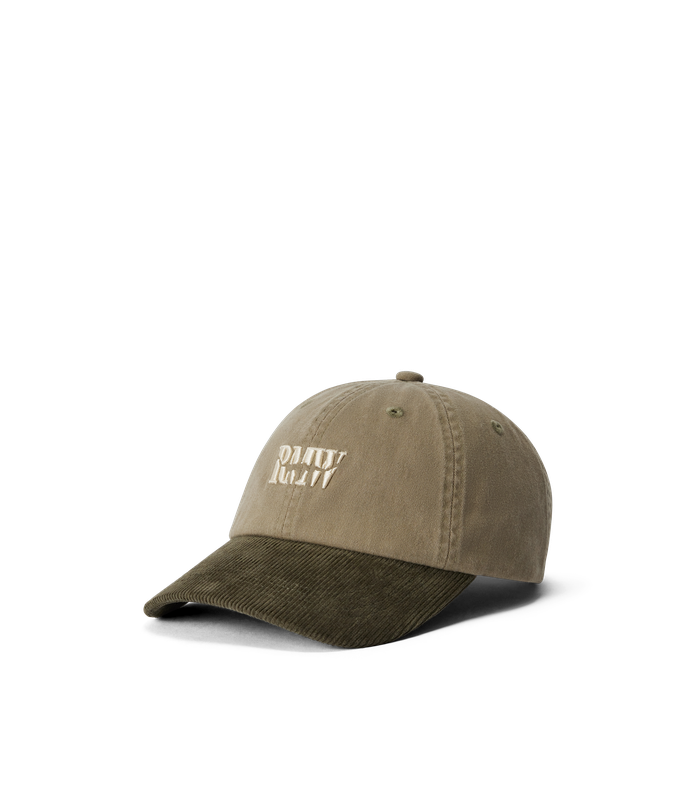 R.M.Williams - Branded Twill Cord Cap - Khaki