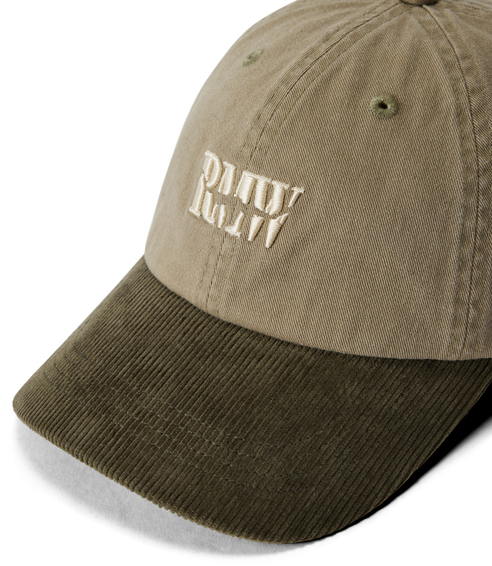 R.M.Williams - Branded Twill Cord Cap - Khaki