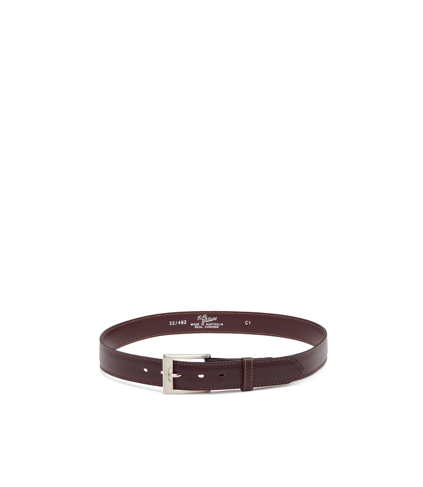 R.M.Williams - Mens Dress Belt - Chestnut