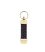 R.M.Williams - Plaited Keyring - Brass Tone Fittings - Black