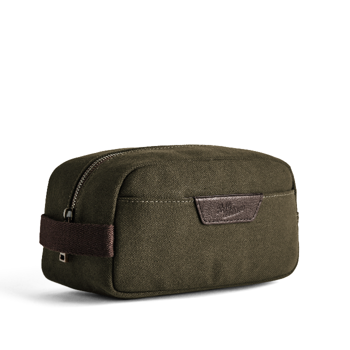 R.M.Williams - Barrenjoey Toiletry Bag - Dark Khaki