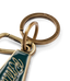 R.M.Williams - Rope Logo Enamel Keyring - Pine detail with enamel finish and keyring attachment