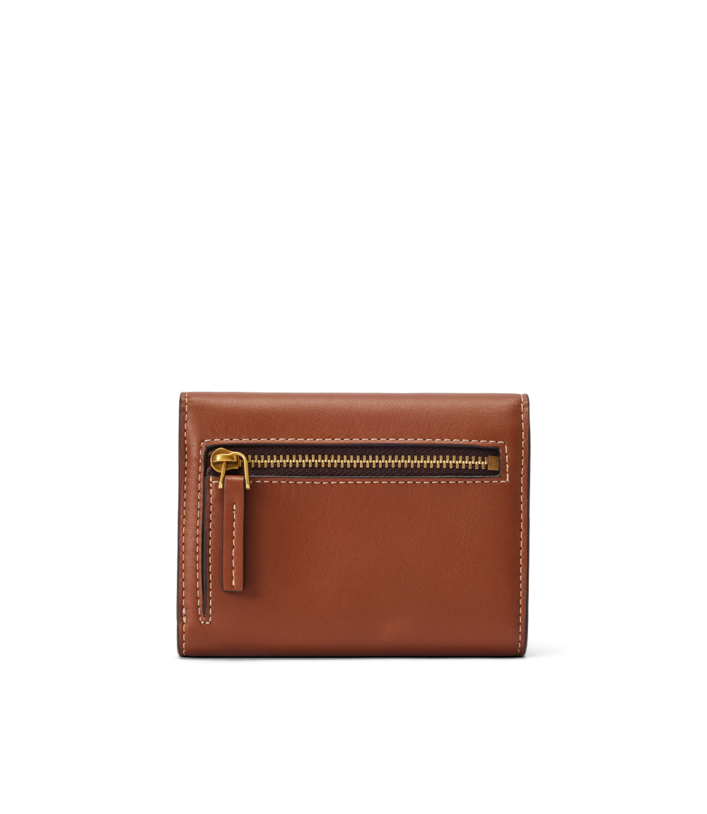 R.M.Williams - Eden Stitched Mini Wallet - Tan featuring smooth-grain leather and stylish zip closure.