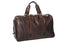Oran Leather - Cairo Travel Bag - Brown | Brandy | Black in rich brown leather with double handles and detachable strap.