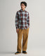 GANT - Poplin Shirt - Check - Rich Brown