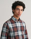 GANT - Poplin Shirt - Check - Rich Brown