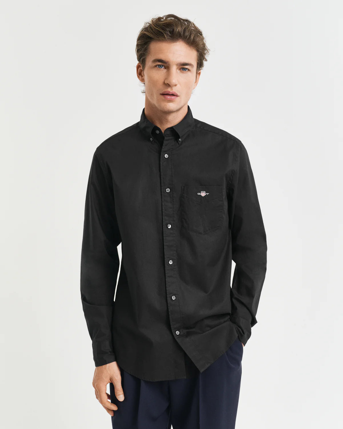 GANT - Classic Poplin Shirt - Black